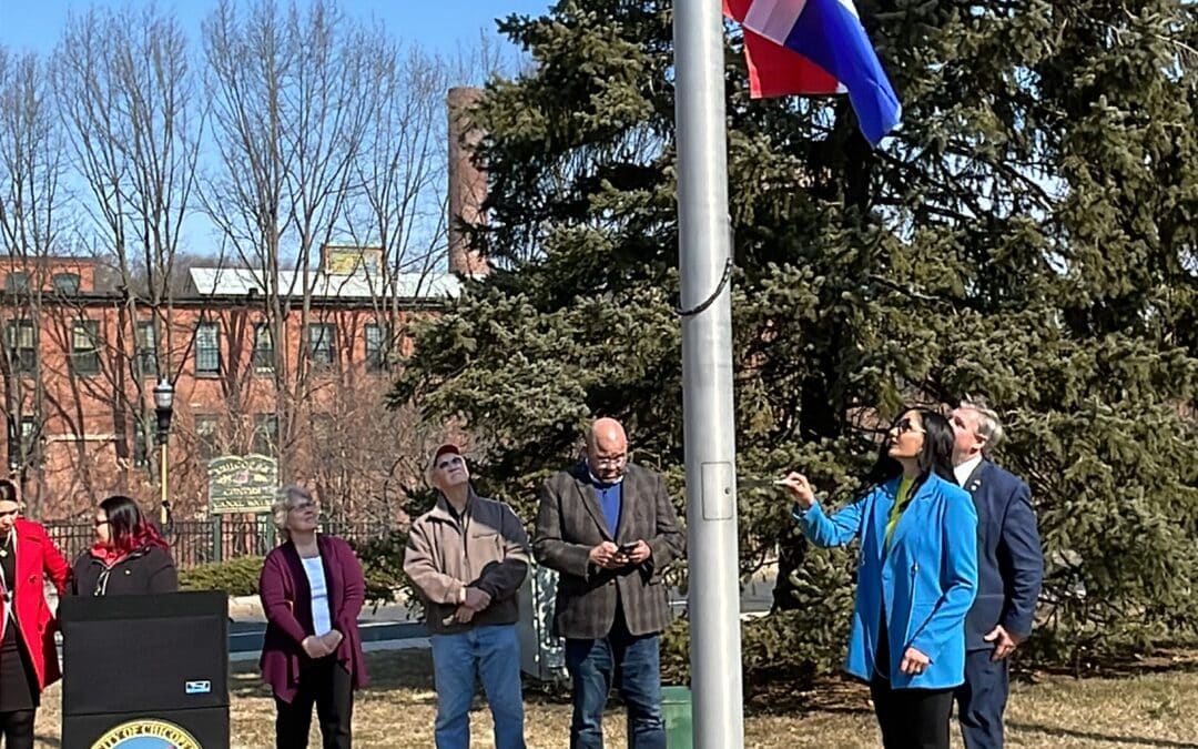 Chicopee celebrates first Dominican Independence Day flag raising